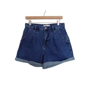 Topshop high waist denim shorts size 8